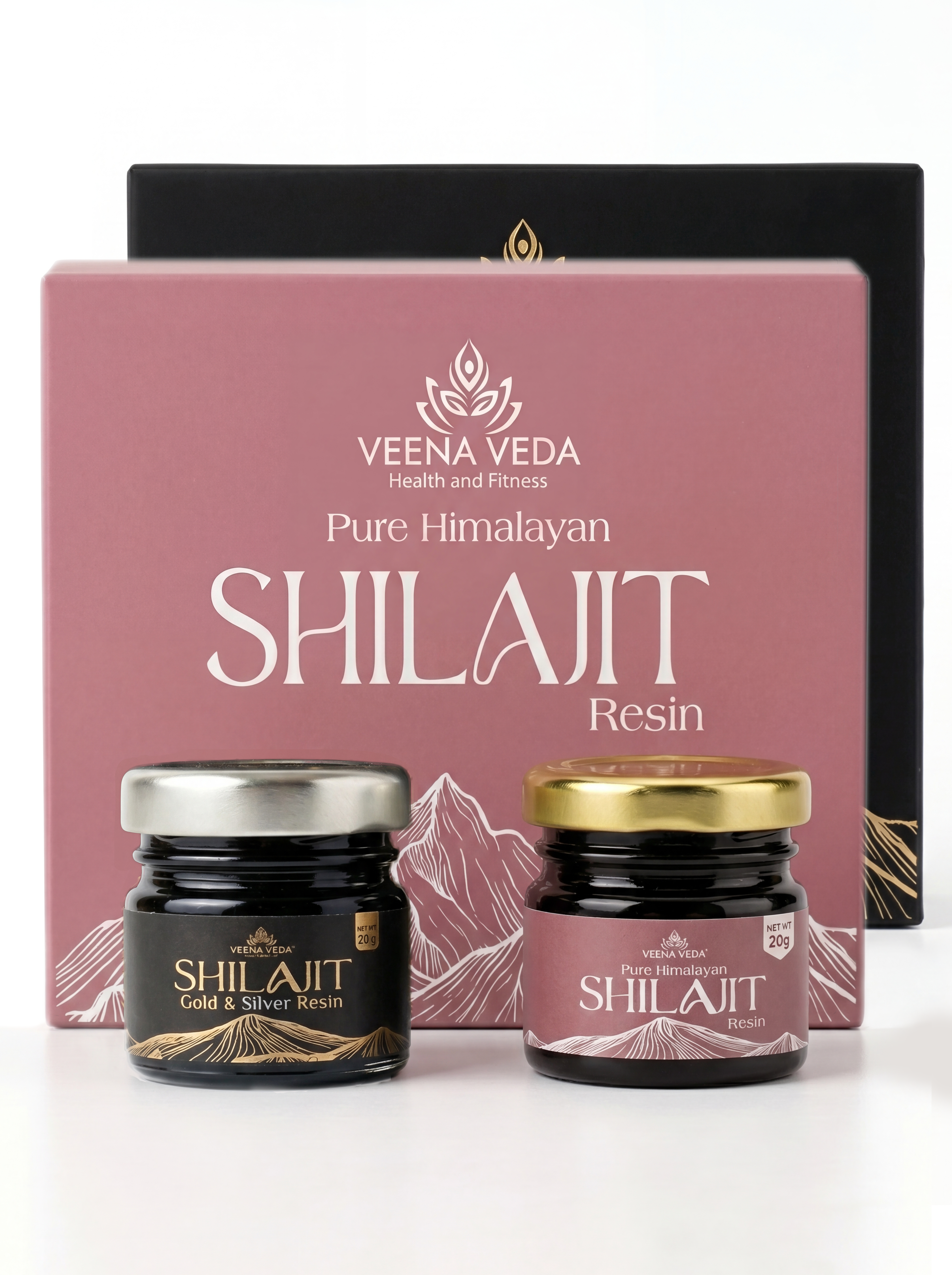 Veena Veda Himalayan Shilajit Wellness Duo