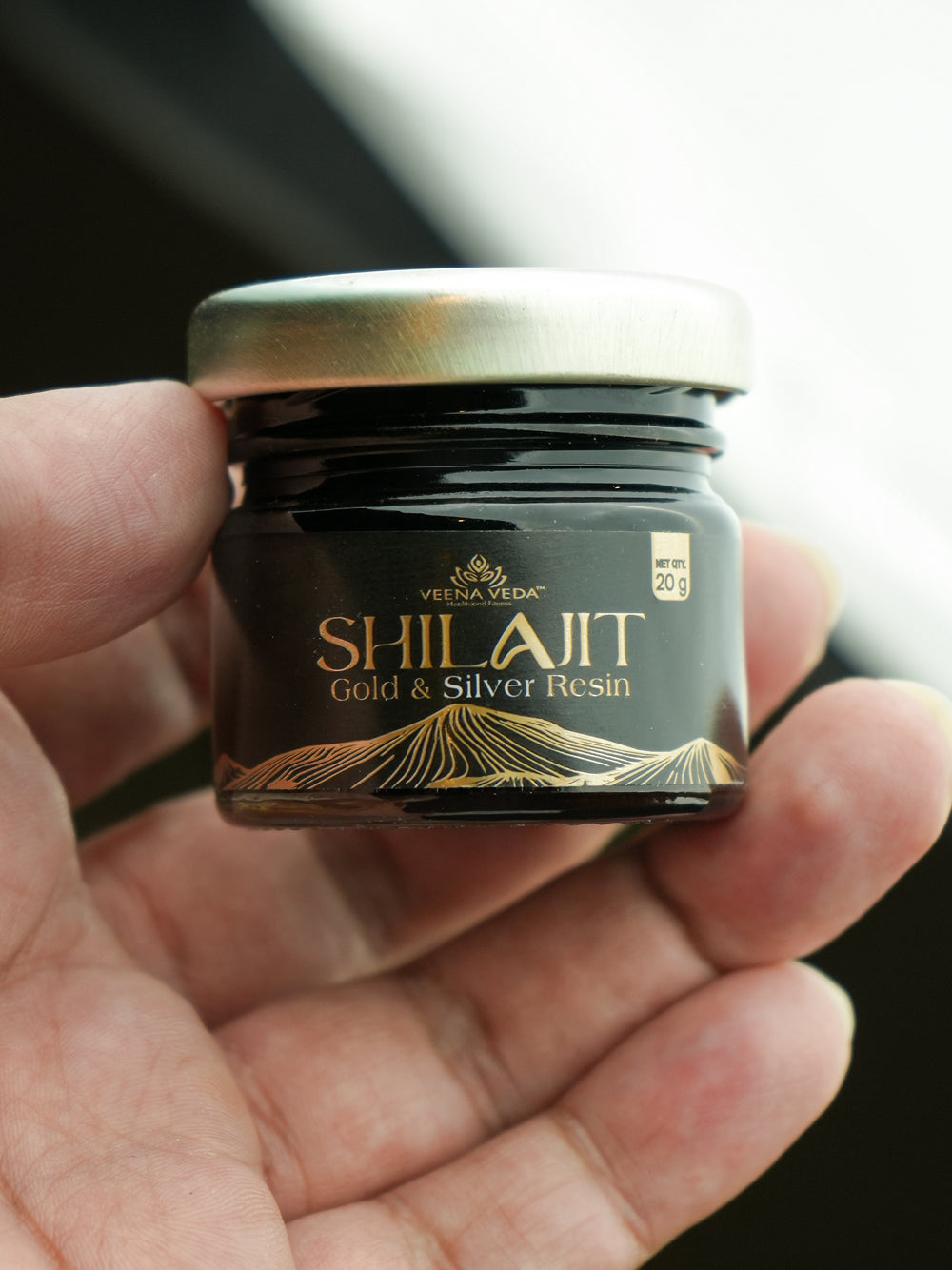 Veena Veda Gold & Silver Shilajit Resin