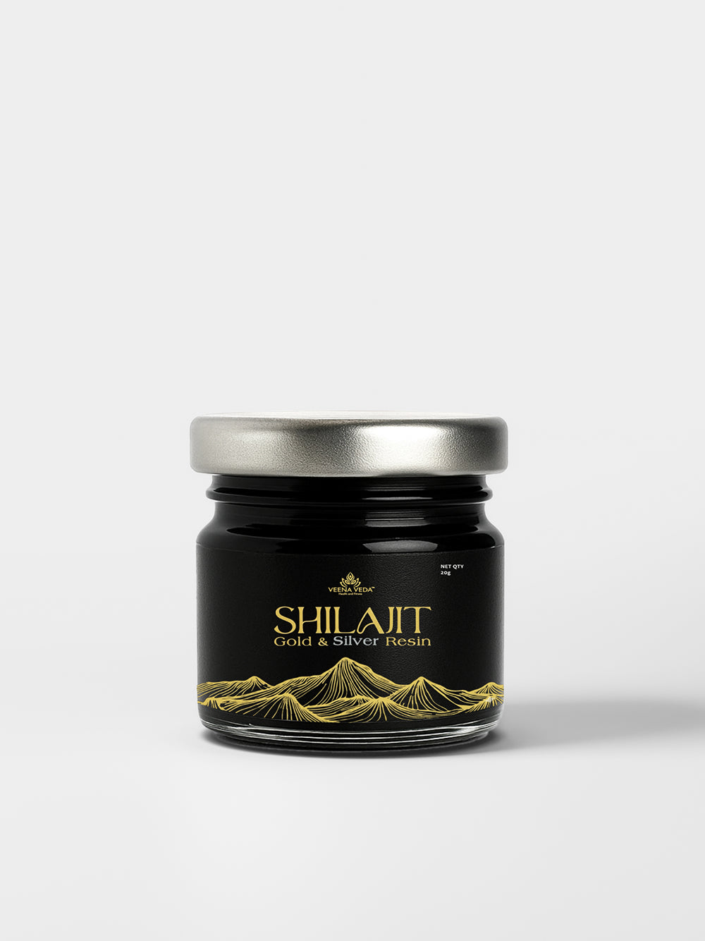 Veena Veda Gold & Silver Shilajit Resin